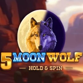 5 Moon Wolf logo by Apparat Gaming at Wonaco Casino