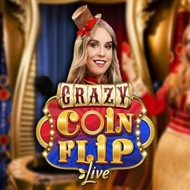 Crazy Coin Flip by Evolution, showcased at wonacoo.com – game logo