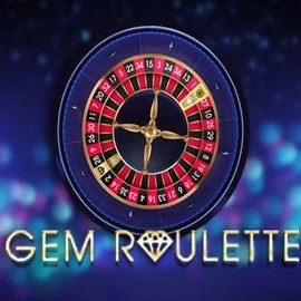 Gem Roulette slot visual from iSoftBet available on wonacoo.com