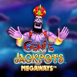 Genie Jackpots Megaways online game logo by Blueprint Gaming on wonacoo.com