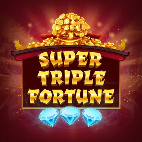 Super Triple Fortune slot logo by Greentube at Wonaco Casino